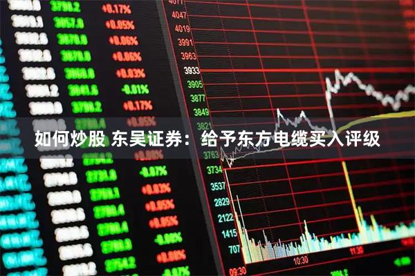 如何炒股 东吴证券：给予东方电缆买入评级