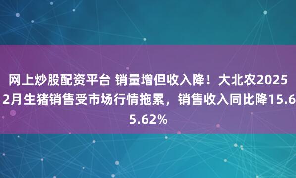 网上炒股配资平台 销量增但收入降！大北农2025年12月生猪销售受市场行情拖累，销售收入同比降15.62%